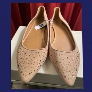 New GAP jewel flats size 10